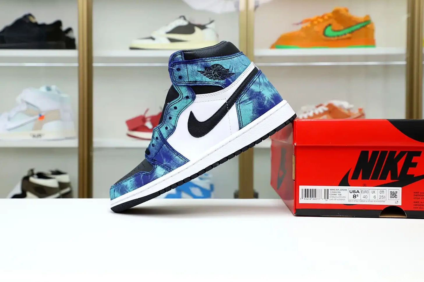 Kimikick Jordan  Air Tie-Dye 1 OG High 0805